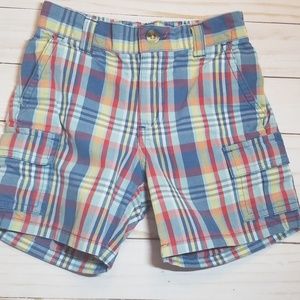 Janie and Jack Boys Size 12-18M Plaid Shorts